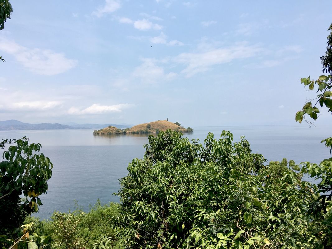 Der Kivu-See an der Grenze zur Dem. Rep. Kongo